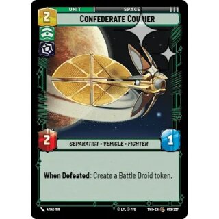 079 - Confederate Courier - Unit - Foil