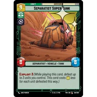 087 - Separatist Super Tank - Unit - Foil