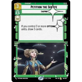 100 - Petition the Senate - Event - Foil
