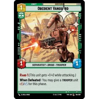 104 - Obedient Vanguard - Unit - Foil