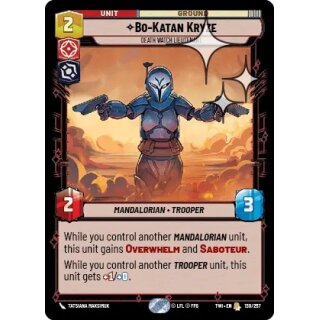 130 - Bo-Katan Kryze, Death Watch Lieutenant - Unit - Foil