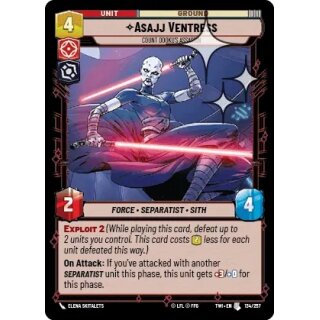 134 - Asajj Ventress, Count Dookus Assassin - Unit - Foil