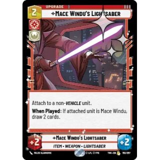 152 - Mace Windus Lightsaber - Upgrade - Foil