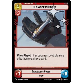 168 - Old Access Codes - Upgrade - Foil