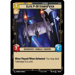 181 - Elite P-38 Starfighter - Unit - Foil