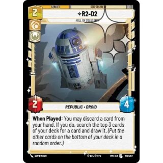 193 - R2-D2, Full of Solutions - Unit - Foil