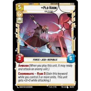 196 - Plo Koon, Koh-to-yah! - Unit - Foil