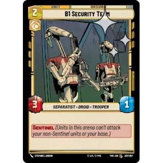 207 - B1 Security Team - Unit - Foil