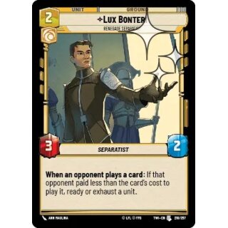 210 - Lux Bonteri, Renegade Separatist - Unit - Foil