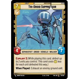 217 - Tri-Droid Suppressor - Unit - Foil