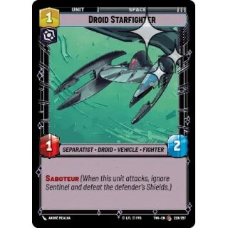 228 - Droid Starfighter - Unit - Foil