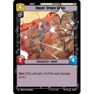 231 - Dwarf Spider Droid - Unit - Foil