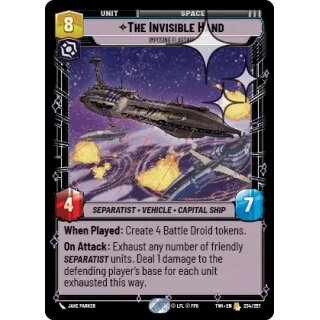 234 - The Invisible Hand, Imposing Flagship - Unit - Foil