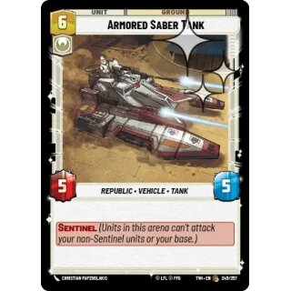 245 - Armored Saber Tank - Unit - Foil