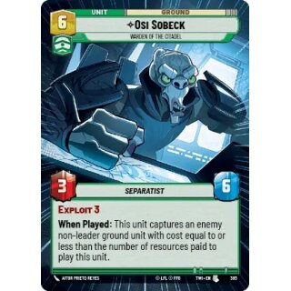 385 - Osi Sobeck, Warden of the Citadel - Unit - Hyperspace