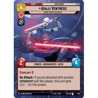 402 - Asajj Ventress, Count Dookus Assassin - Unit - Hyperspace