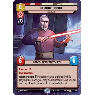 406 - Count Dooku, Fallen Jedi - Unit - Hyperspace
