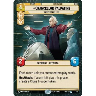 468 - Chancellor Palpatine, Wartime Chancellor - Unit - Hyperspace