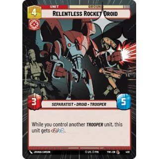 430 - Relentless Rocket Droid - Unit - Foil Hyperspace