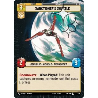 478 - Sanctioners Shuttle - Unit - Foil Hyperspace