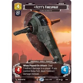 1046 - Fetts Firespray, Feared Silhouette - Unit - Prestige
