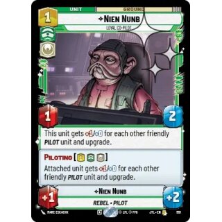 591 - Nien Nunb - Loyal Co-Pilot - Unit - Foil