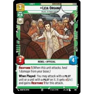 595 - Leia Organa - Pilots - To Your Stations - Unit - Foil