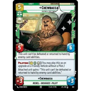 601 - Chewbacca - Faithful First Mate - Unit - Foil