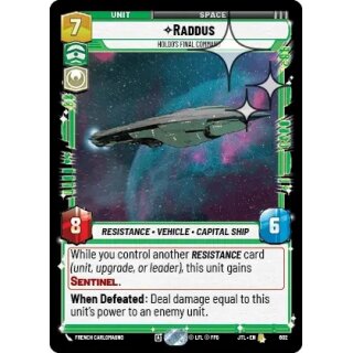 602 - Raddus - Holdos Final Command - Unit - Foil