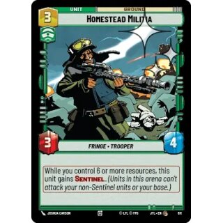 611 - Homestead Militia - Unit - Foil