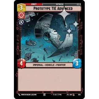 634 - Prototype TIE Advanced - Unit - Foil