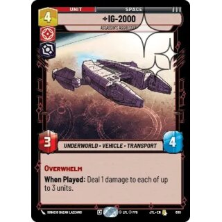 638 - IG-2000 - Assassins Aggressor - Unit - Foil