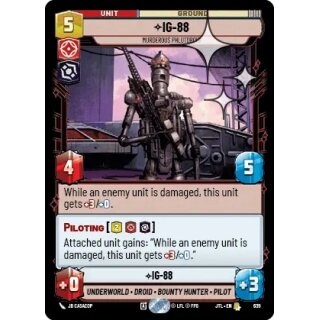 639 - IG-88 - Murderous Phlutdroid - Unit - Foil