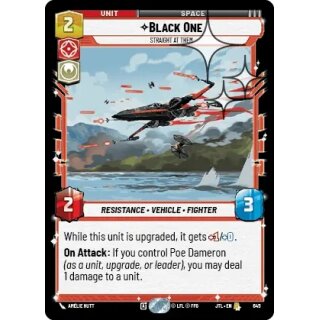 645 - Black One - Straight At Them - Unit - Foil