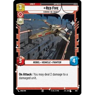 649 - Red Five - Running the Trench - Unit - Foil