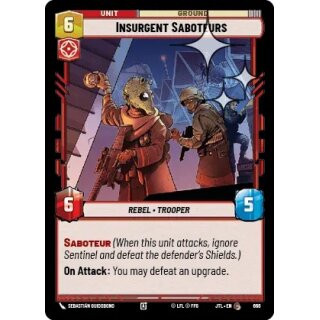 666 - Insurgent Saboteurs - Unit - Foil