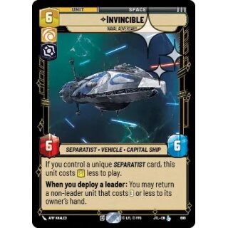 689 - Invincible - Naval Adversary - Unit - Foil