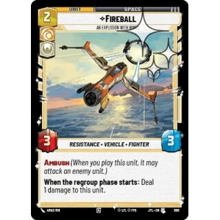 696 - Fireball - An Explosion With Wings - Unit - Foil