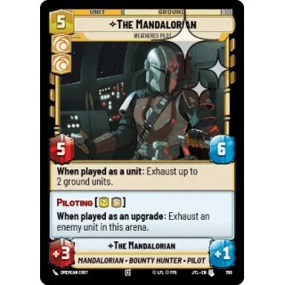 708 - The Mandalorian - Weathered Pilot - Unit - Foil