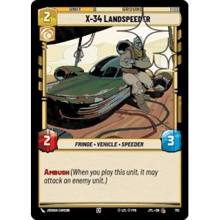 712 - X-34 Landspeeder - Unit - Foil