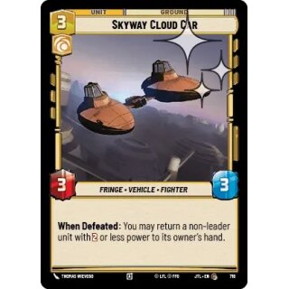 718 - Skyway Cloud Car - Unit - Foil
