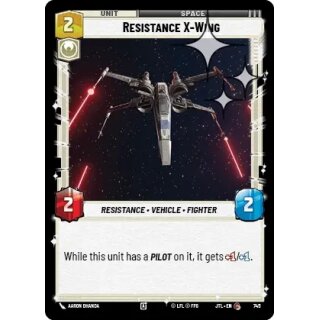 745 - Resistance X-Wing - Unit - Foil