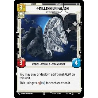 747 - Millennium Falcon - Get Out And Push - Unit - Foil
