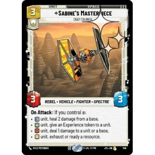 748 - Sabines Masterpiece - Crazy Colorful - Unit - Foil