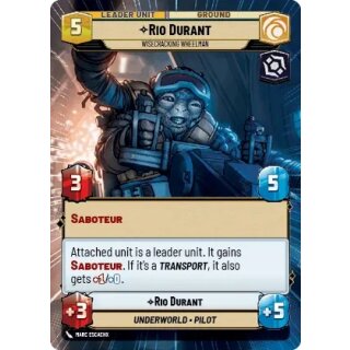 277 - Rio Durant - Wisecracking Wheelman - Leader - Hyperspace