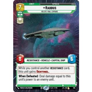 366 - Raddus - Holdos Final Command - Unit - Hyperspace