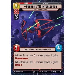 399 - Vonregs TIE Interceptor - Ace of the First Order - Unit - Hyperspace
