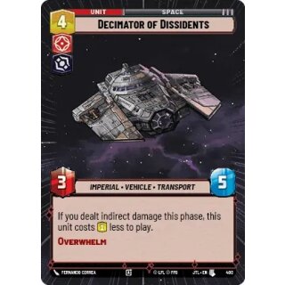 400 - Decimator of Dissidents - Unit - Hyperspace