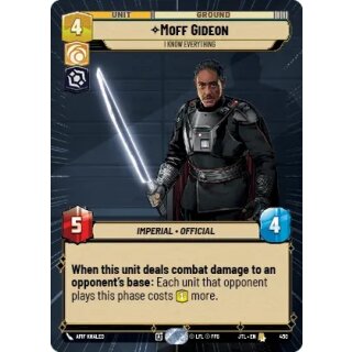 450 - Moff Gideon - I Know Everything - Unit - Hyperspace