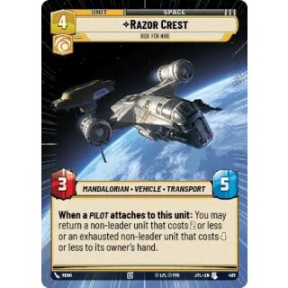 485 - Razor Crest - Ride For Hire - Unit - Hyperspace